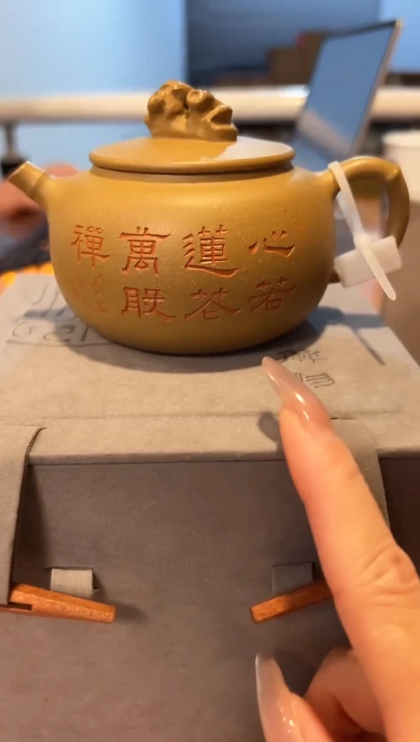 茶壶紫砂紫砂壶张哲李莹波110897太湖石壶心若莲花万般禅