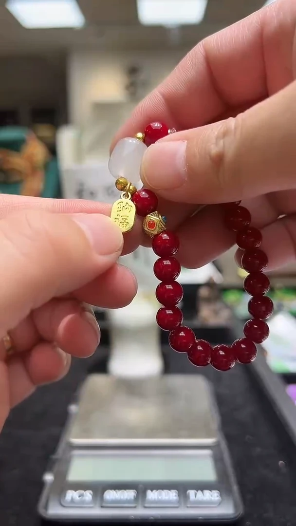 未镶嵌手链玛瑙/玉髓三否特5644