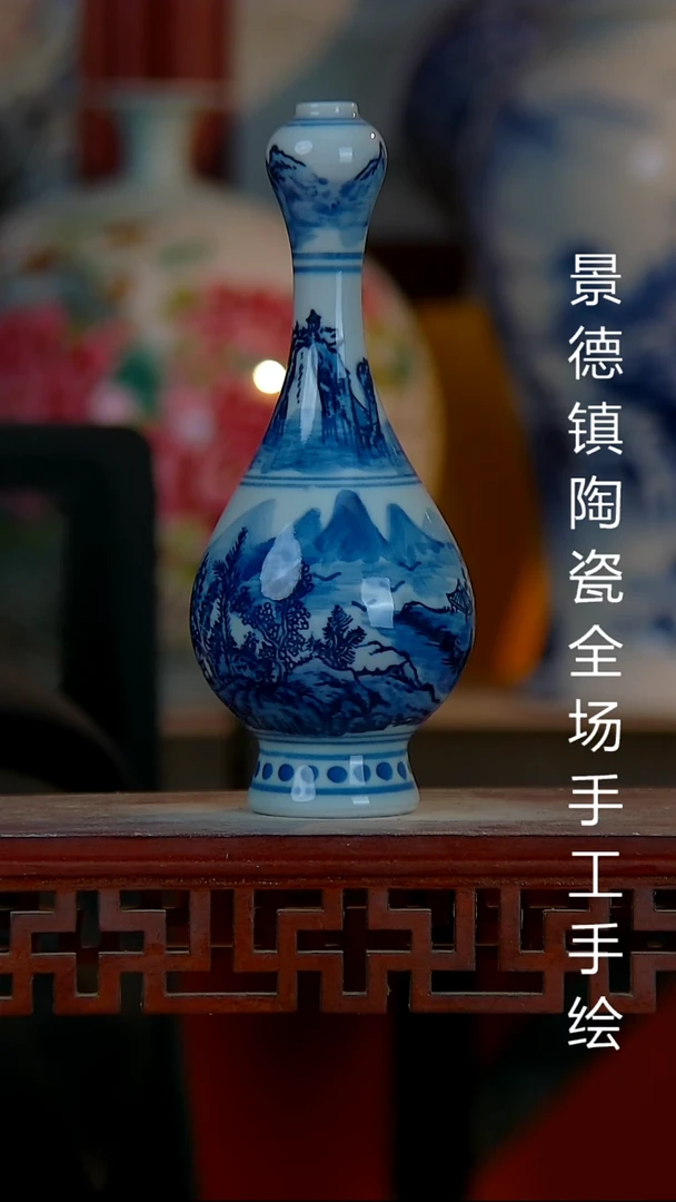 摆件景德镇陶瓷 全场手工手绘
