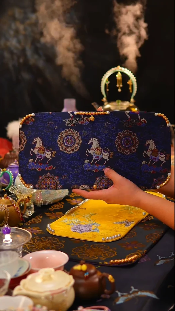 020茶席茶席马上有钱40x20cm