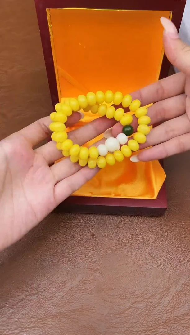 万家文玩阁黄玉菩提链接@@L007