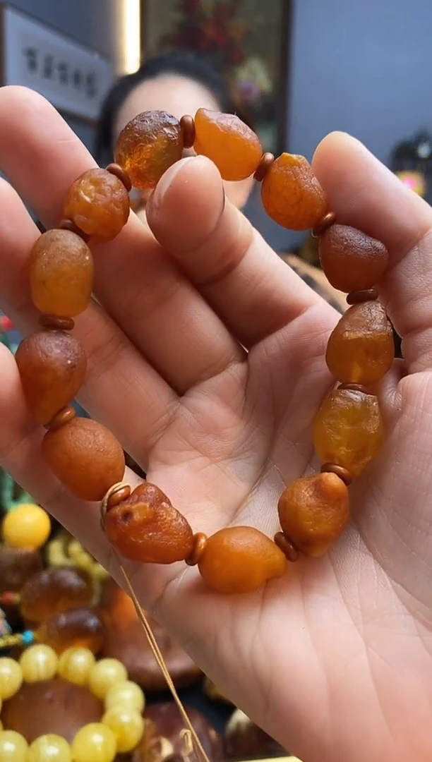 手串琥珀未镶嵌手串