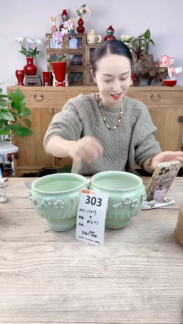 小玩子花盆直播编号303