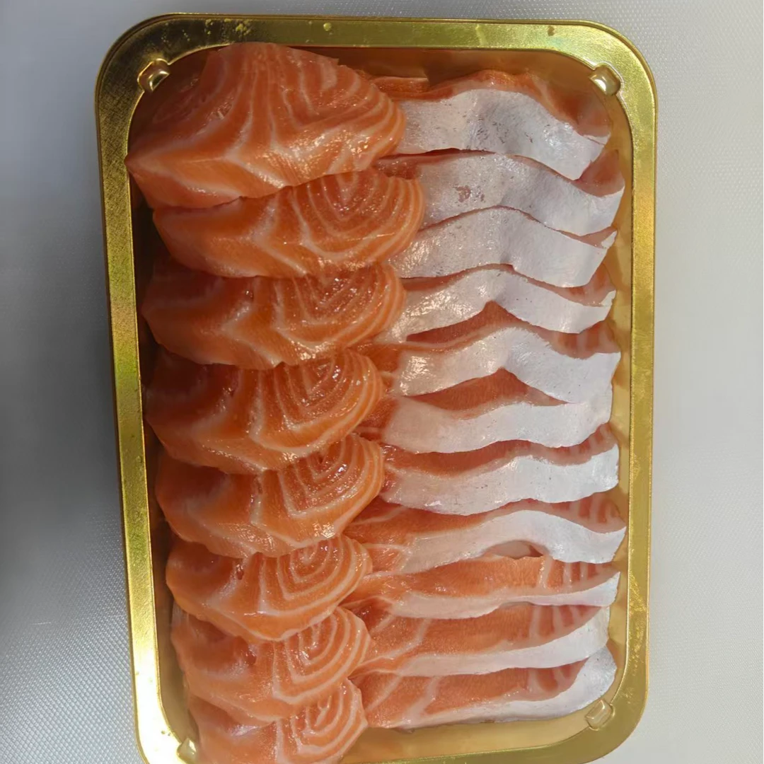 冰鲜挪威大西洋鲑鱼三文鱼刺身 半腩半背 500g一盒，刺身食用