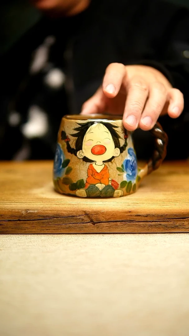 @@陶园瓷舍@@纯手工手绘@高温釉下彩