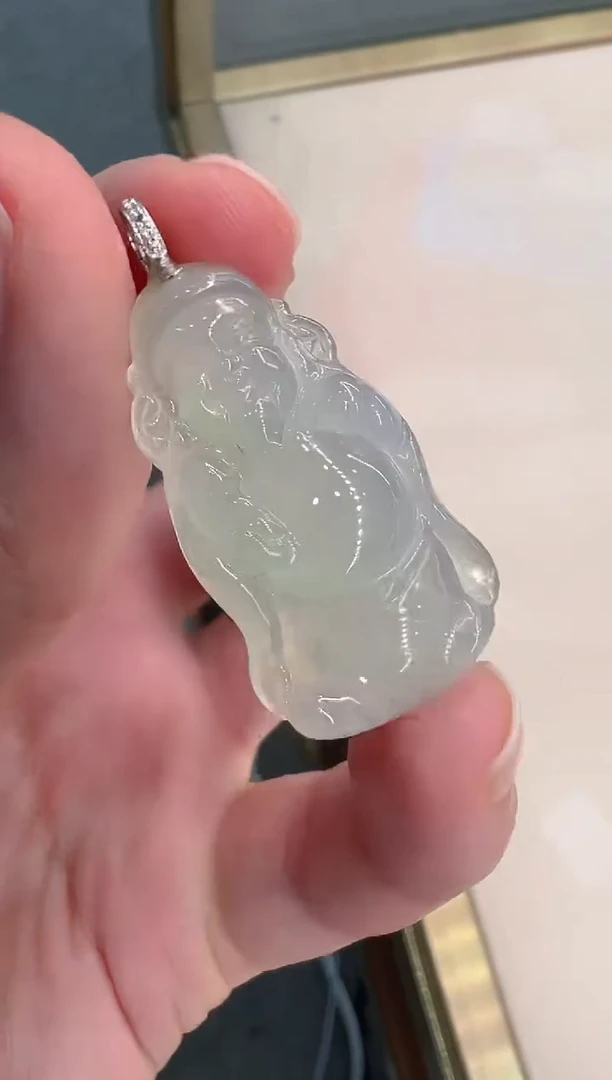 吊坠(不含链)18K金镶嵌翡翠多样性团购发一件