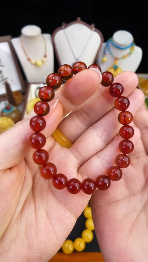 琥珀未镶嵌珠宝奇石柒月