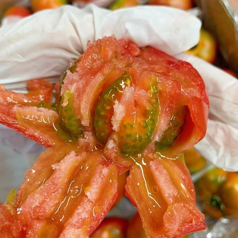 5斤中果25-30个 盘锦碱地柿子 自然成熟 多汁脆甜可口【顺丰包邮】