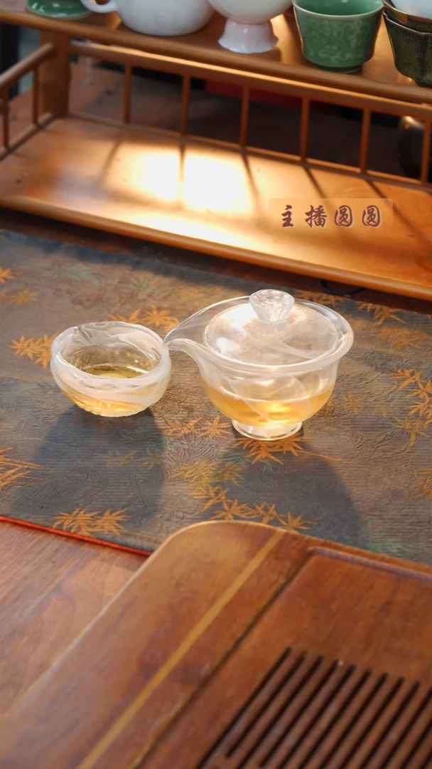 【闪购商品】【琉璃两件套】烟云盖碗+主人杯