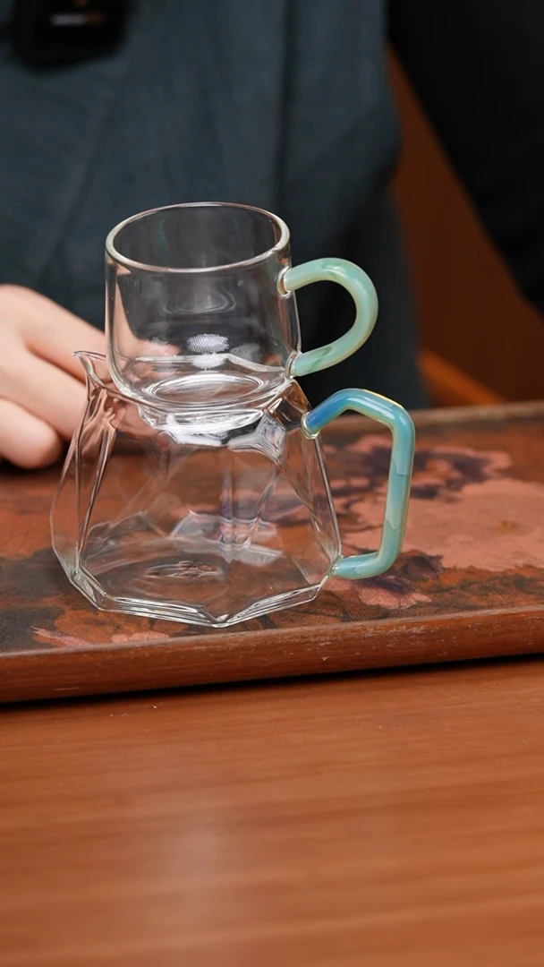 【闪购商品】禾器璀璨茶海青玉+璃享水月杯青玉