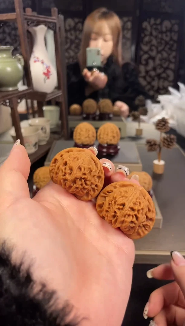 【闪购商品】文玩核桃把件宫灯41尺-10