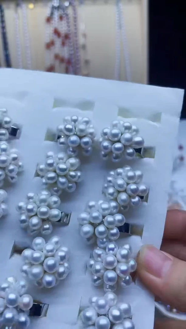 淡水珍珠未镶嵌戒指戒指多样性发其一