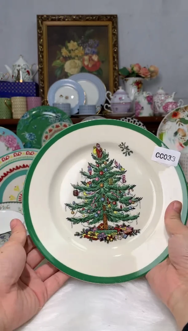 【闪购商品】瓷片CC033陶瓷没有完美无瑕陶瓷1个8寸