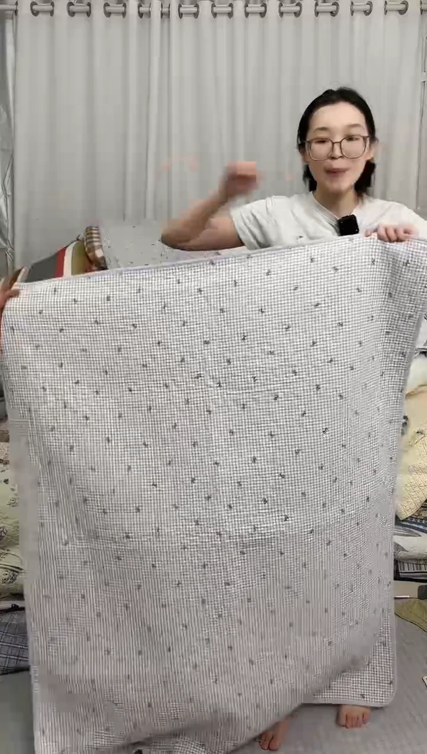棉110*130灰色蝴蝶结