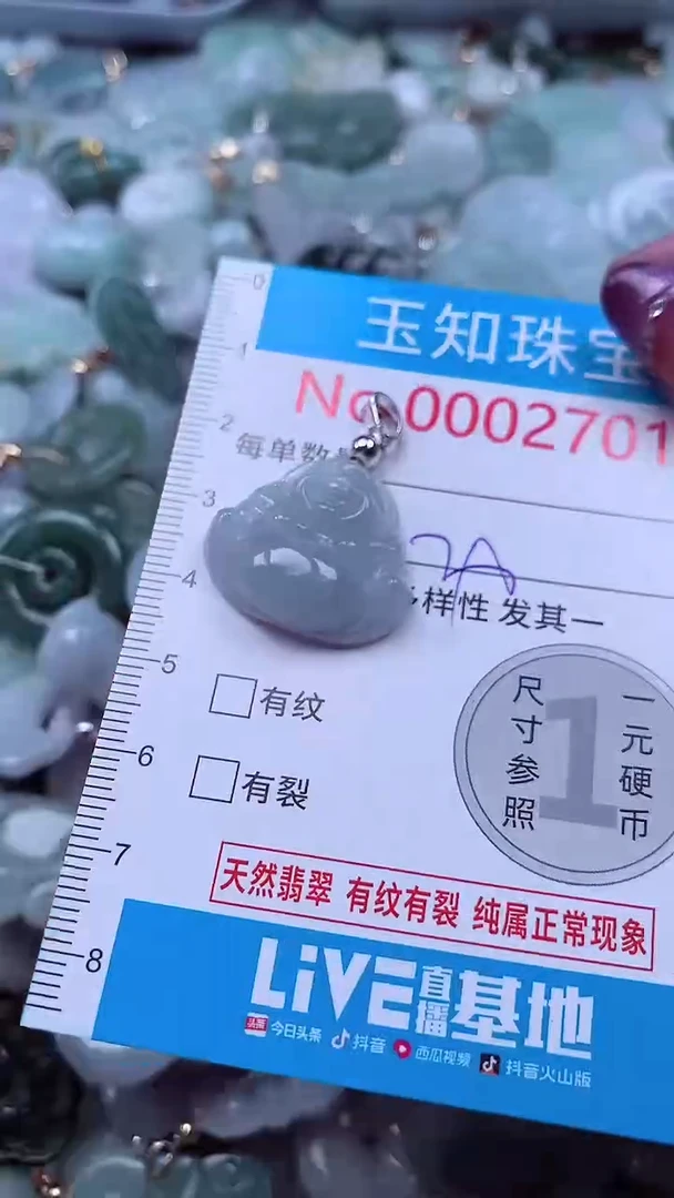 翡翠未镶嵌吊坠(不含链)2701