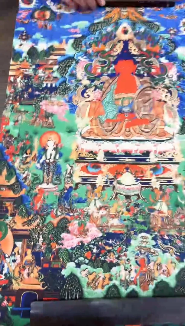 卷轴画卷轴唐卡16048