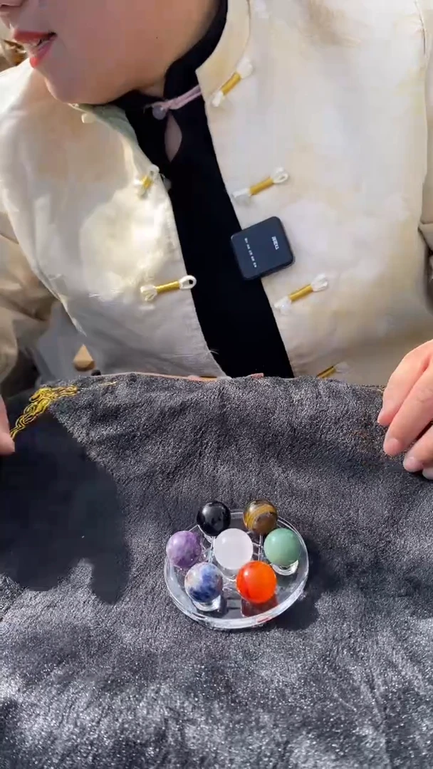 【闪购商品】水晶球未镶嵌七星阵球多样性发其一套