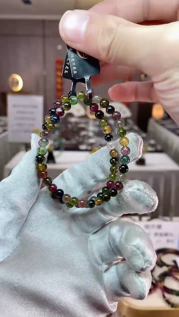 【闪购商品】碧玺单圈手串5mm+未镶嵌（多样性发一条）xion