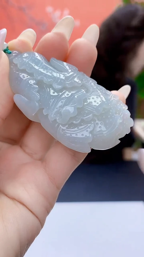 未镶嵌定制翡翠4829ty-毛货挂件180