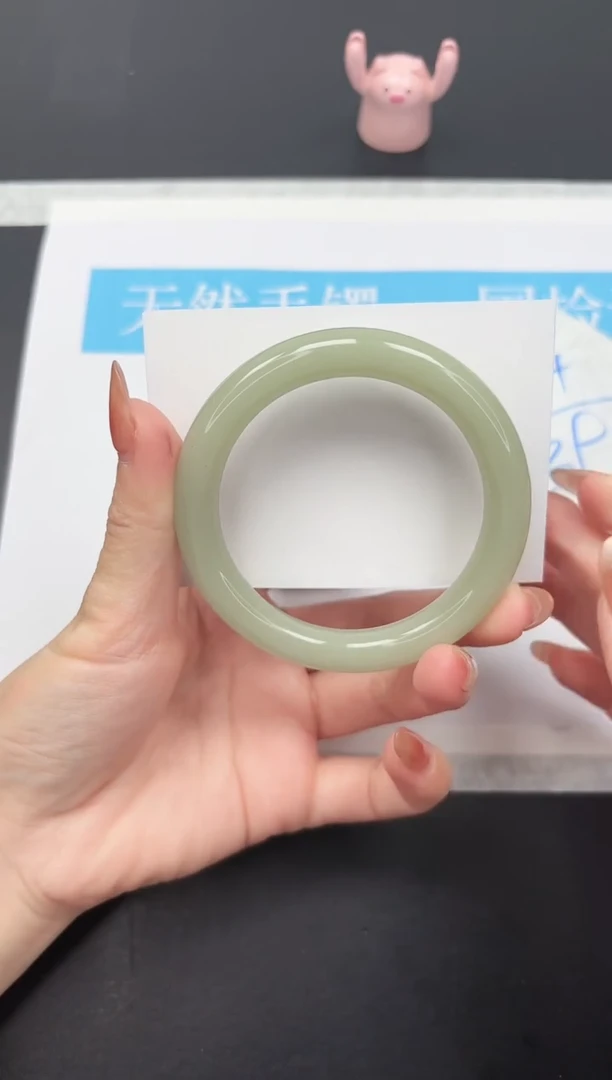 未镶嵌手镯石英质玉35-61.6DY