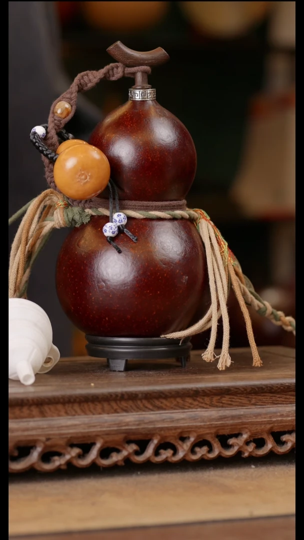 265号精品天然大漆酒葫芦一物一拍~