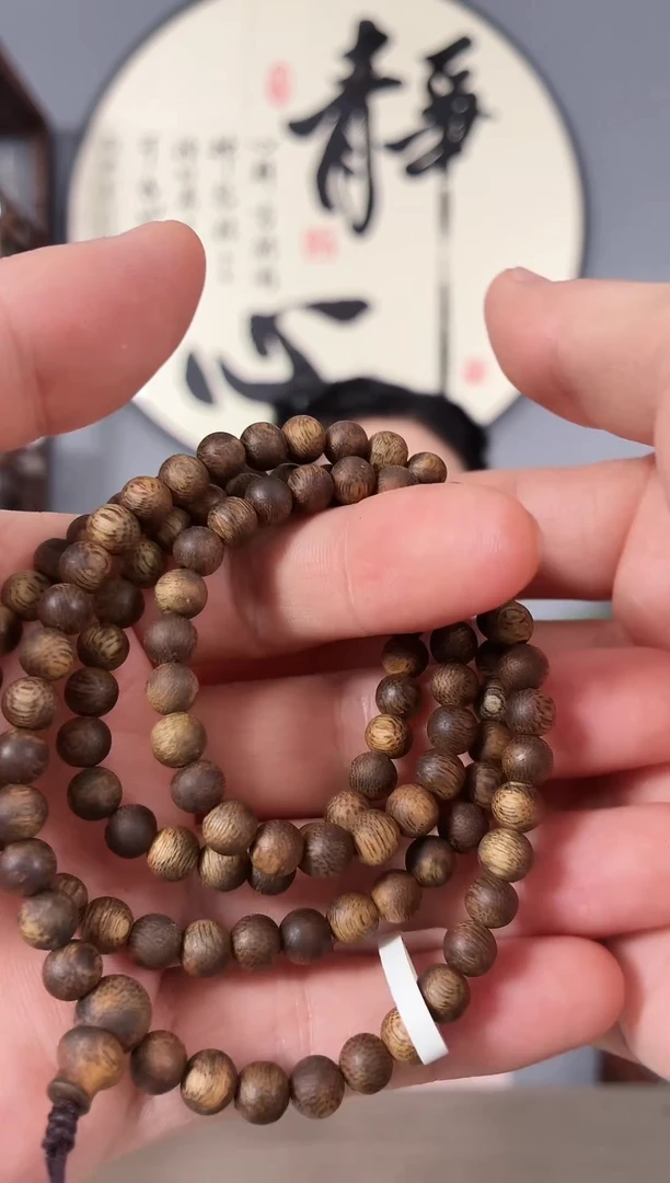 油脂海南【莺歌绿】卡6mm圆珠长串