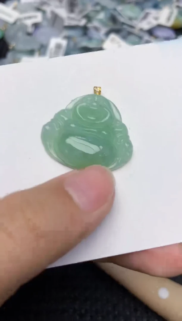 翡翠挂件未镶嵌天然翡翠a货