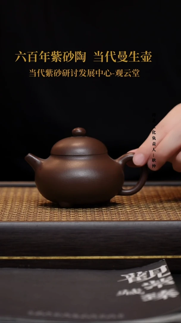 茶壶紫砂紫砂茶壶   黑星土  喜瓢