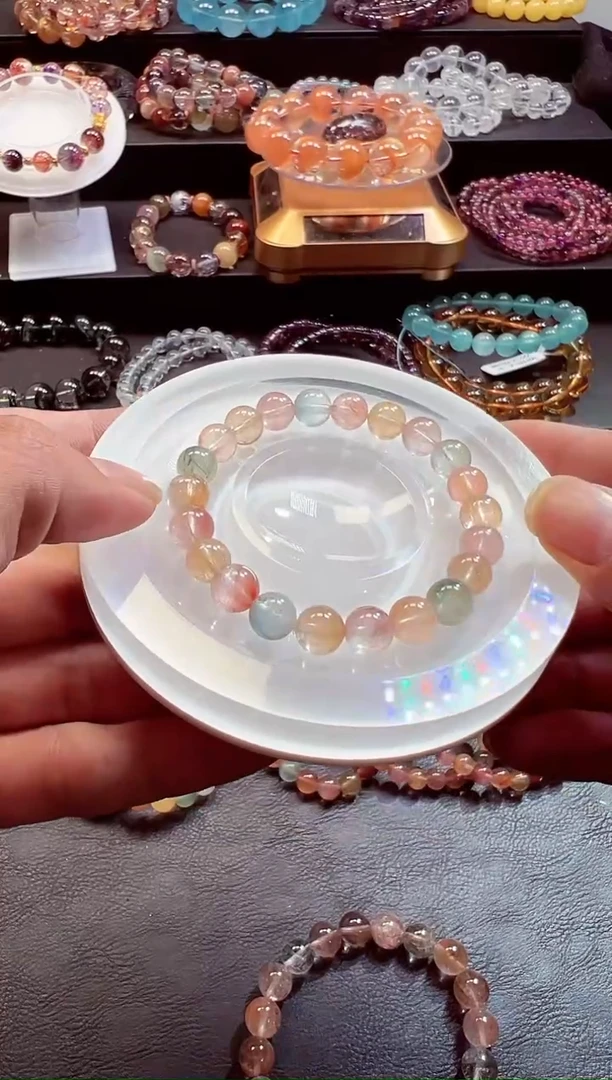 未镶嵌手链水晶有****嘻19