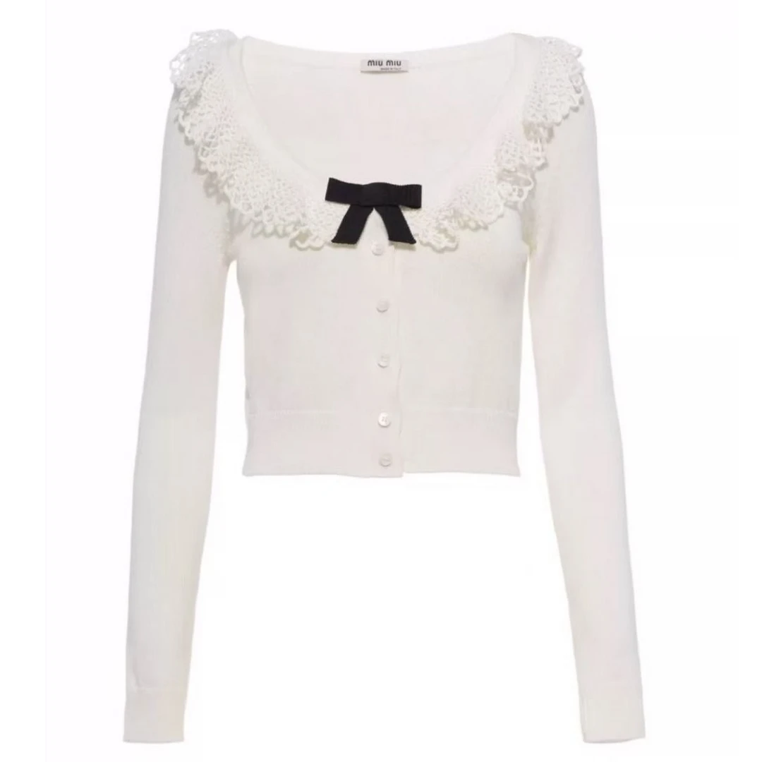 99新 MIU MIU/缪缪 双双臻选/kk00137/缪缪针织衫38