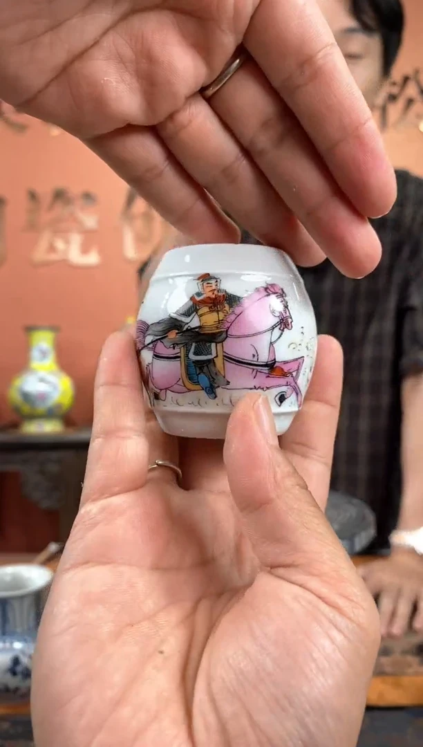 吴义松陶瓷联盟手绘陶瓷编号：3489