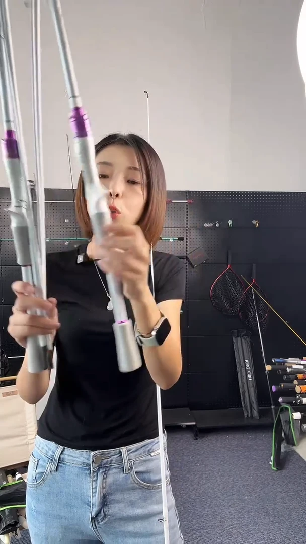 1.8m玻璃钢20号三节1.8米枪柄M调（瑕疵尾货竿，没有售后，介意勿拍）