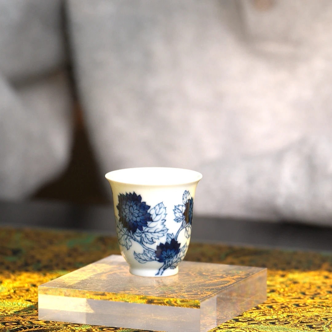 LXT雨后 湛蓝系列 十二花神 九月菊花杯yh0792