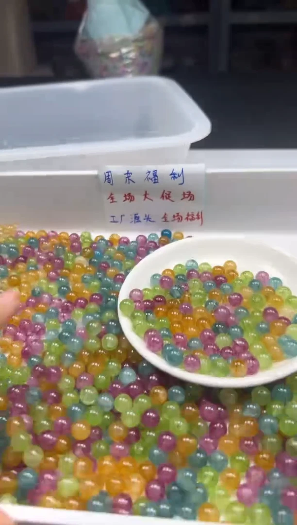 未镶嵌颈饰碧玺w2502彩虹碧玺8mm*30颗