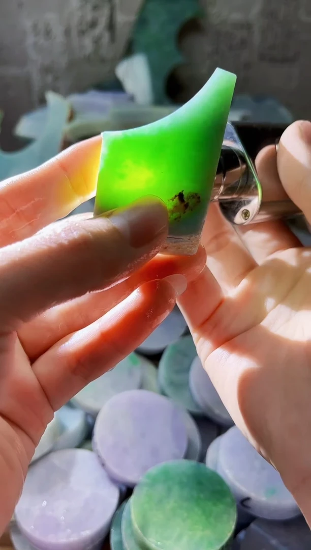 裸石翡翠天然翡翠A货 南 422