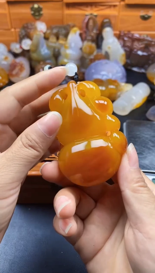 未镶嵌1玛瑙/玉髓风**尖hh