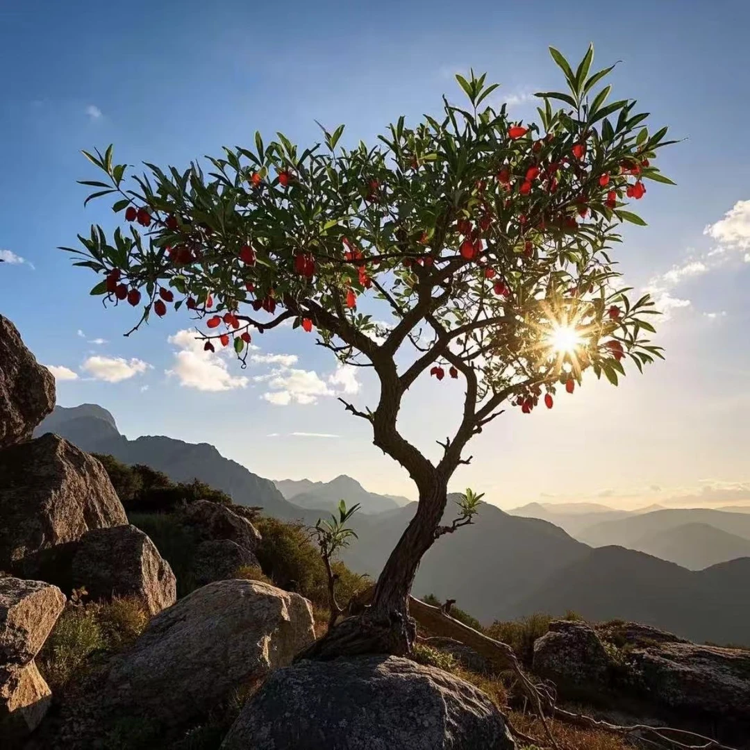 枸杞造型盆景老桩（一桩一型、一物一拍）