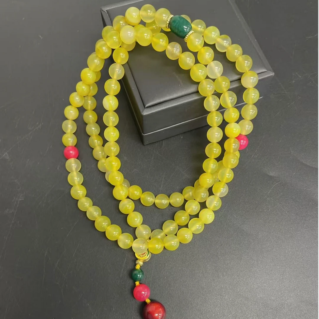 【小杰推荐】玄黄帝珠圆珠项链 （多样性发其一）2912