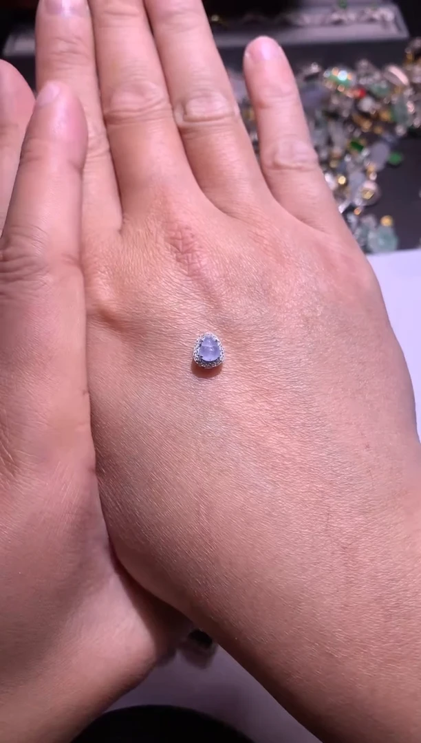 【闪购商品】翡翠吊坠(不含链)银S925镶嵌1