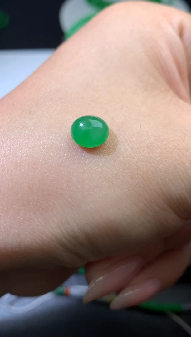 未镶嵌定制翡翠毛货 8*4.4