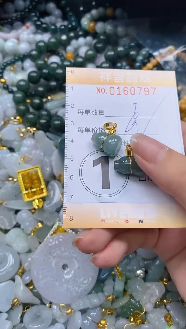 翡翠未镶嵌颈饰闪购0160797多样性发其一