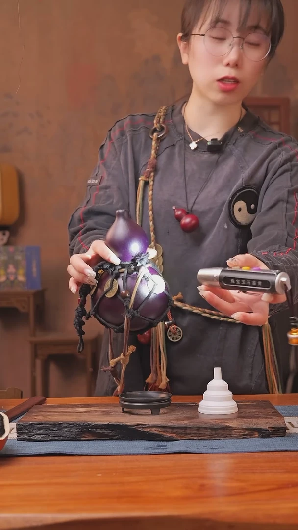 1014号链接精品大漆葫芦现货现发[一物一拍]（500ml）