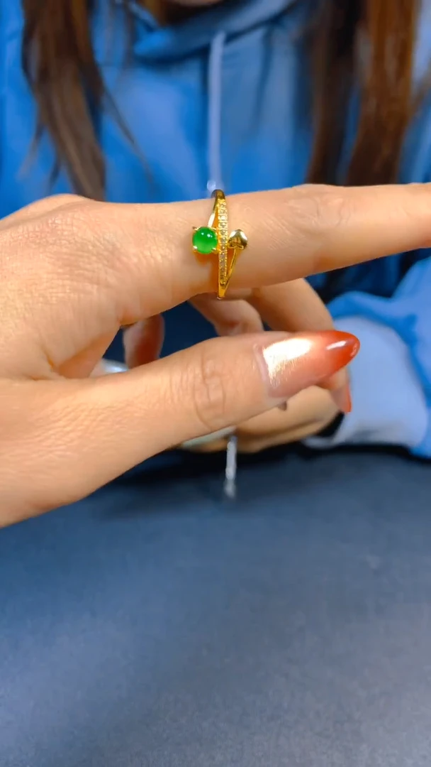 【闪购商品】翡翠戒指未镶嵌0800073944多样性发一