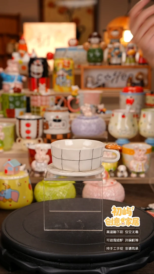 瓷初屿手工彩绘陶瓷餐具