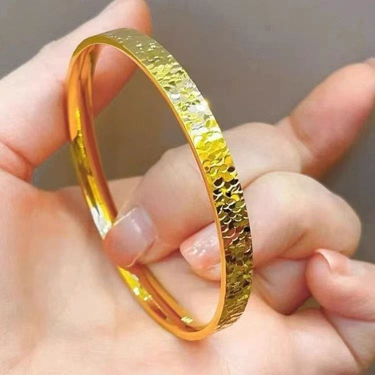 合金手镯 碎碎冰手镯【精工爆闪】轻奢时尚精美网红款 百搭最新款