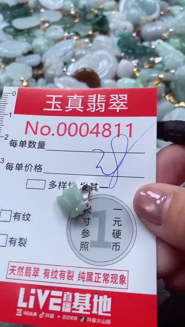 吊坠(不含链)未镶嵌翡翠4811