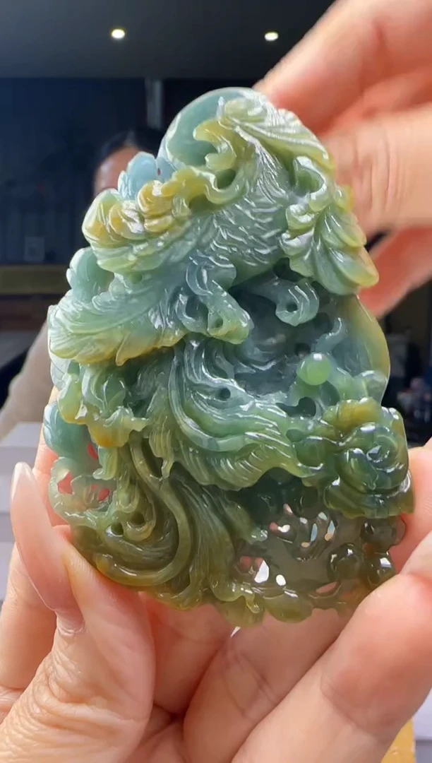翡翠未镶嵌颈饰YJ@@960Q3J19395