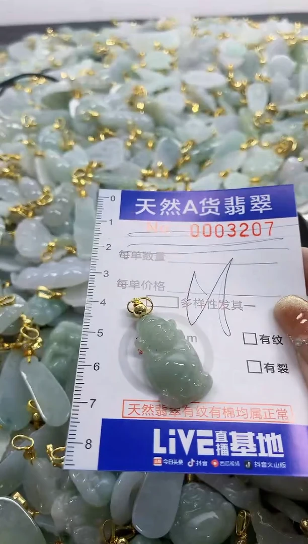 颈饰未镶嵌翡翠天然A货翡翠