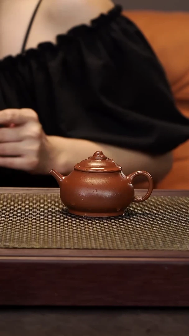 茶壶紫砂【润石堂】精品 小花器 朱泥