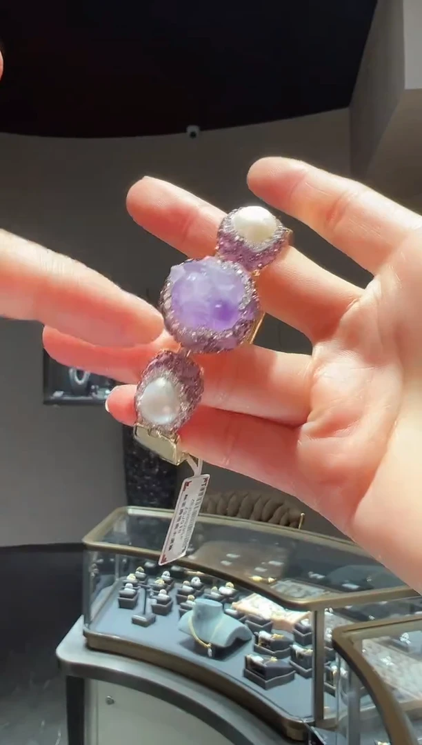 【闪购商品】紫晶手镯未镶嵌2】